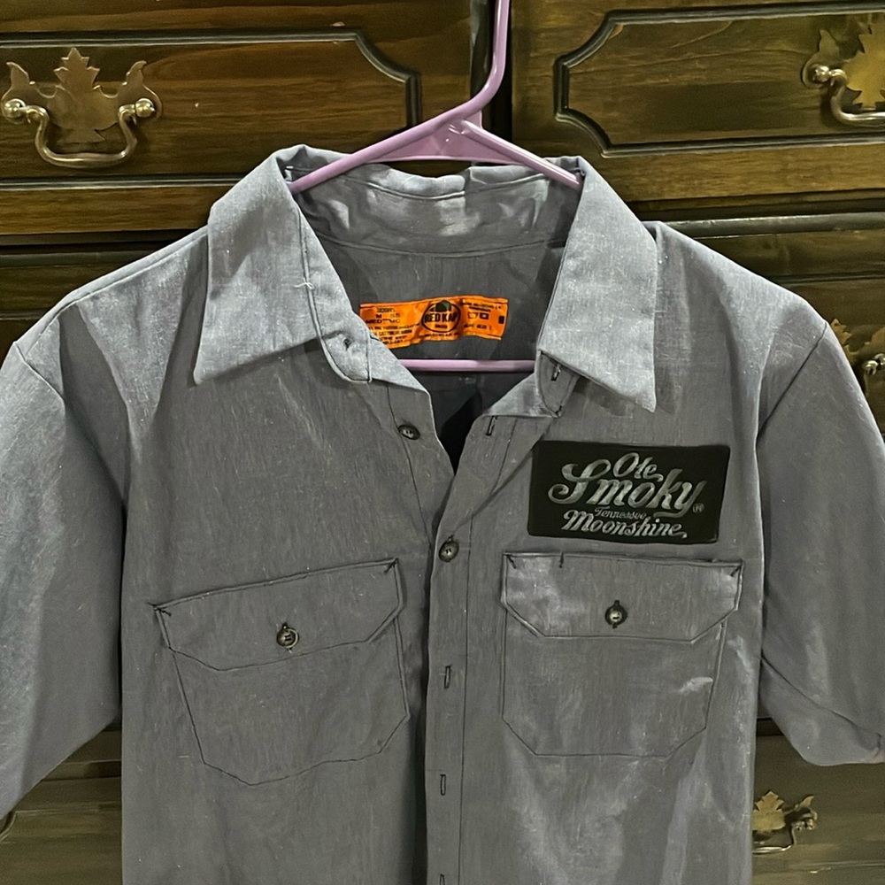 Red Kap brand uniform shirt from Ole Smoky Moonshine. New without tags Medium.